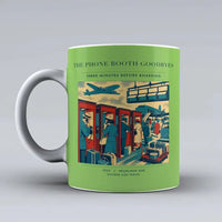 Thumbnail for VINTAGE G4382 - The Phone Booth Goodbyes - Ceramic Mug design on lightgreen
