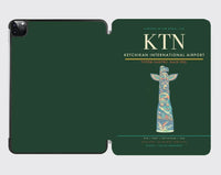 Thumbnail for Ketchikan International Airport (KTN) design on dark green ipad tablet case