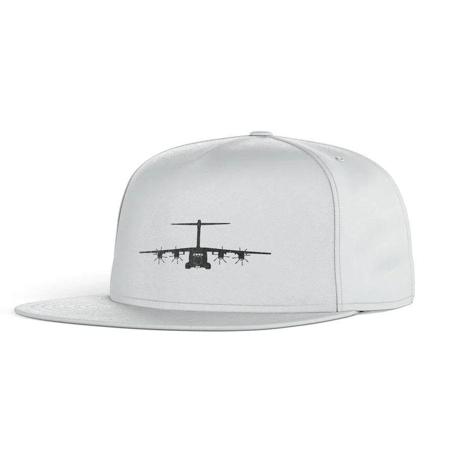 Airbus A400M Silhouette snapback - white