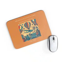 Thumbnail for VINTAGE G4394 - The Balloon Festival Dawn - Designed Mouse Pads design on orange rectangle