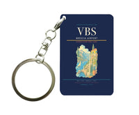 Thumbnail for Brescia Airport (VBS) design on navy blue key chain