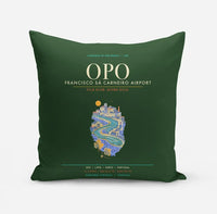 Thumbnail for Porto Francisco Sa Carneiro Airport OPO - Douro Azulejo Current - Dark Green