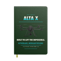 Thumbnail for Freefly Alta X design on dark green notebook