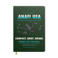 Thumbnail for Parrot ANAFI USA design on dark green notebook