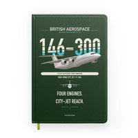 Thumbnail for BAe 146-300 design on dark green notebook