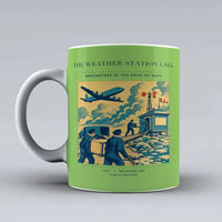 Thumbnail for VINTAGE G4288 - The Weather Station Call - Ceramic Mug design on lightgreen