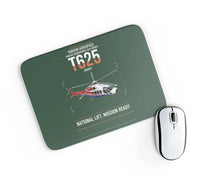 Thumbnail for Turkish Aerospace T625 Gökbey design on dark green rectangle mouse pad