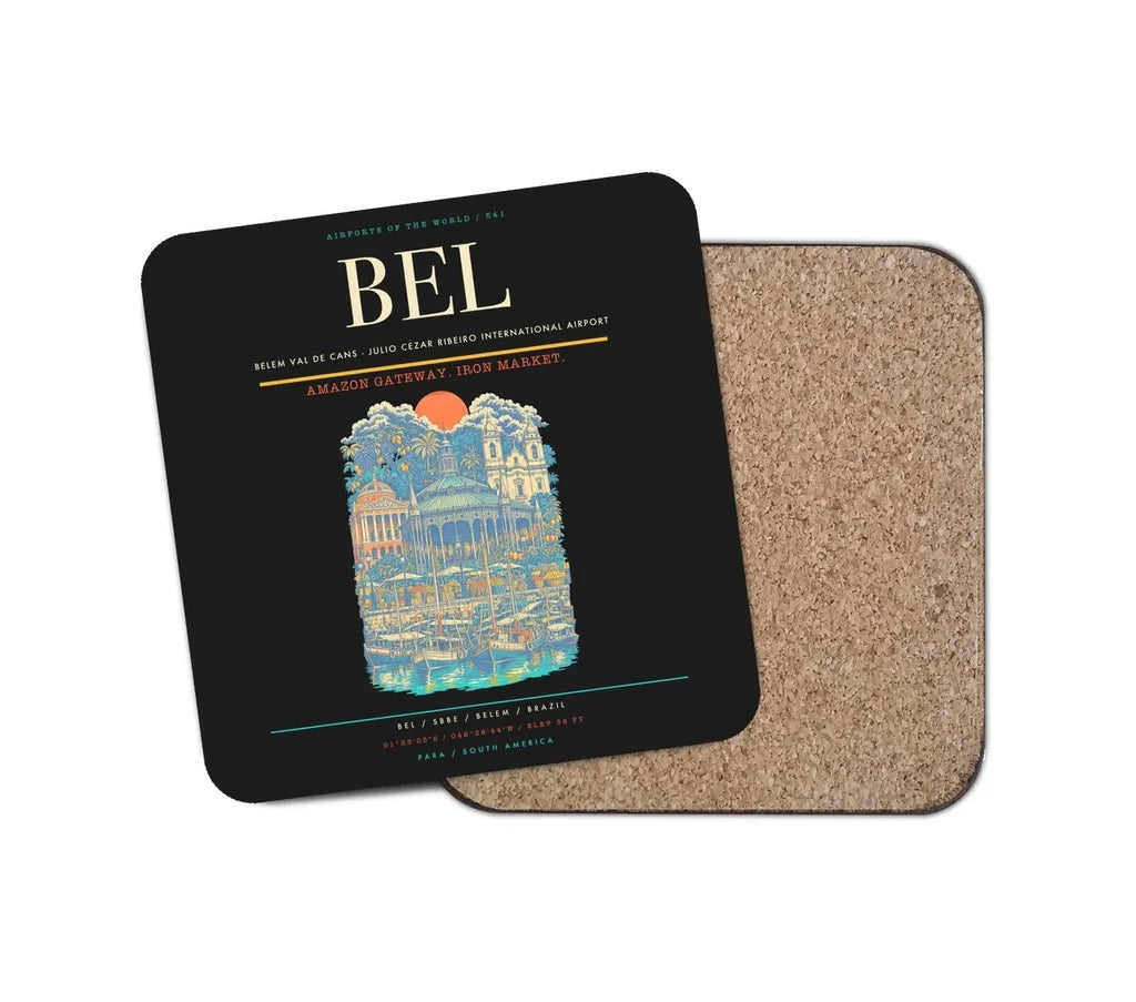Belem Val de Cans - Julio Cezar Ribeiro International Airport BEL Coaster 1-Piece - Black