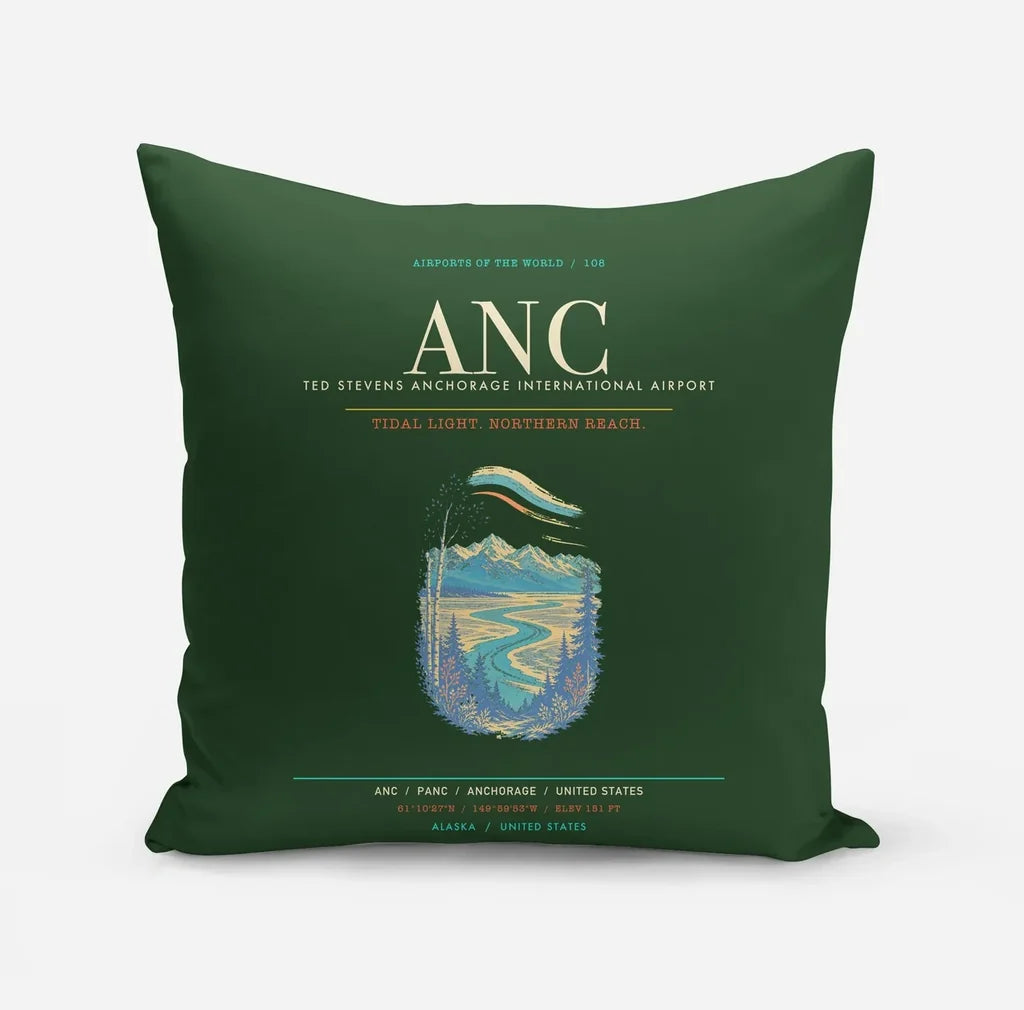 Ted Stevens Anchorage International Airport ANC - Dark Green