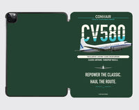 Thumbnail for Convair 580 design on dark green ipad tablet case