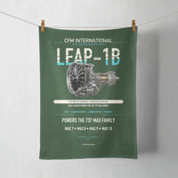 Thumbnail for CFM LEAP-1B design on dark green towel