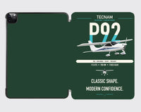 Thumbnail for Tecnam P92 Echo MkII design on dark green ipad tablet case
