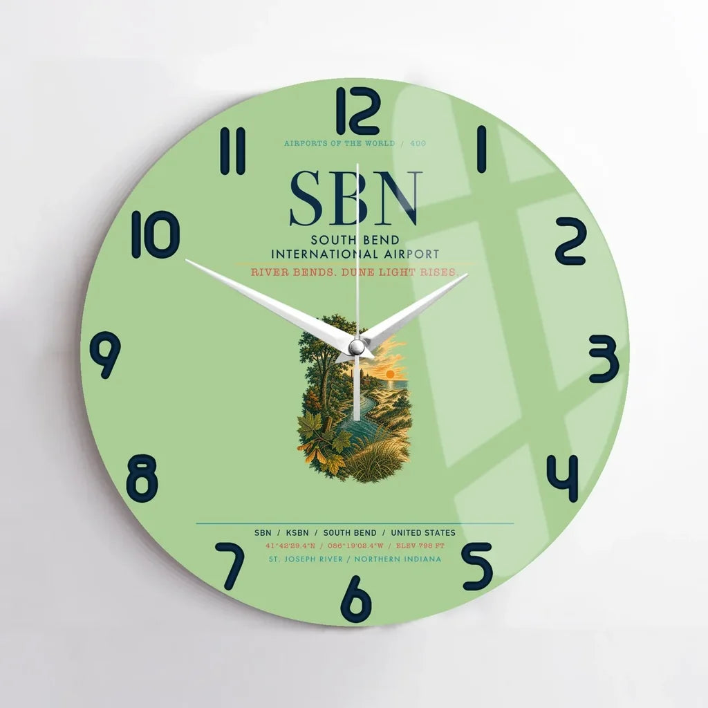 South Bend International Airport SBN - Green