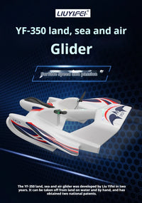 Thumbnail for Amphibious Waterproof Gyro Stabilized EPP Foam Fixed-Wing Glider Aircraft Remote Control Plane - view 13