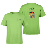 Thumbnail for Fes (FEZ) design printed on light green double-side t-shirt