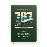Thumbnail for Boeing 767-300F design on dark green notebook