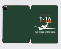 Thumbnail for T-1A Jayhawk Advanced Jet Trainer design on dark green ipad tablet case