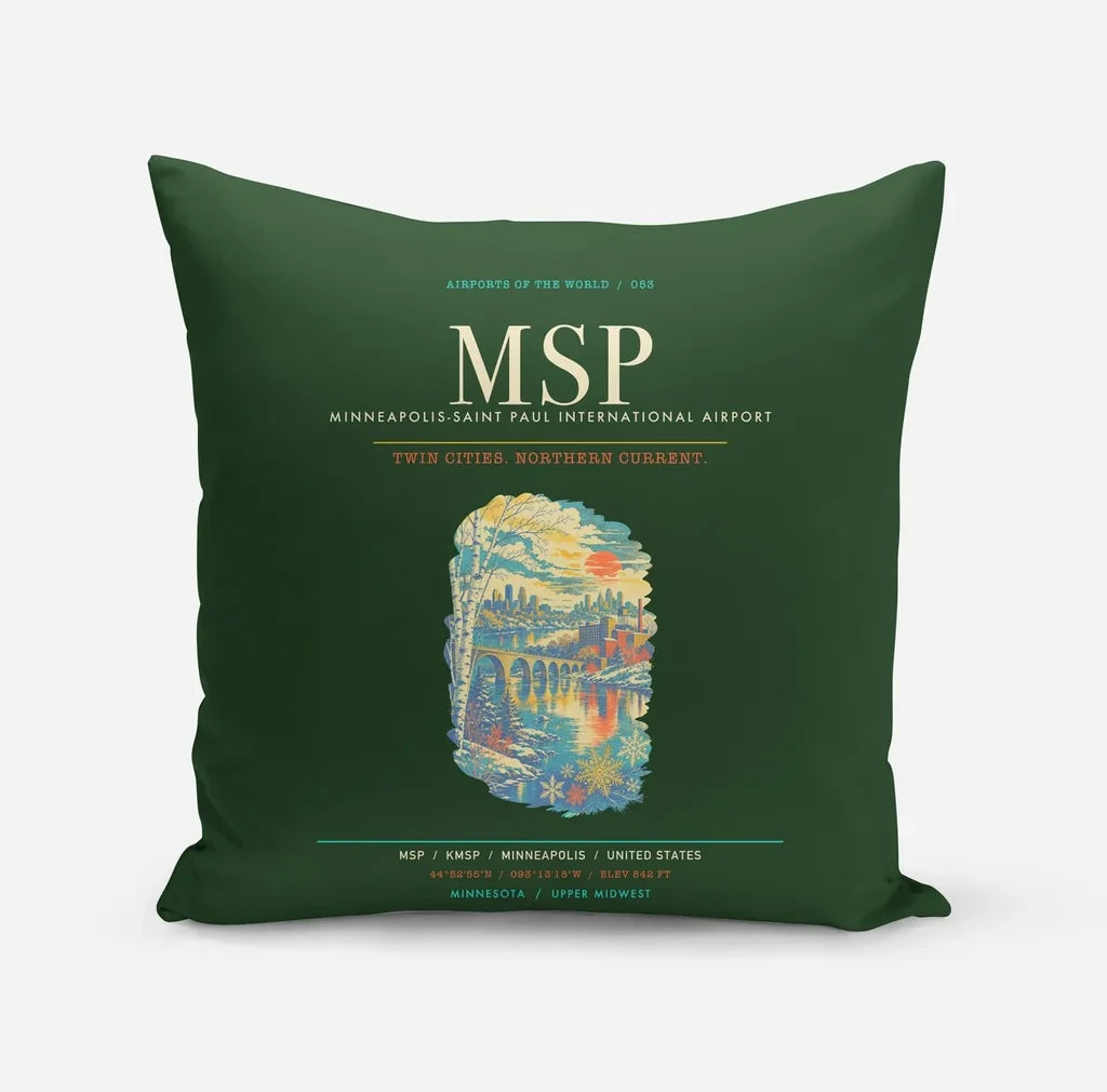 Minneapolis-Saint Paul International Airport MSP - Dark Green