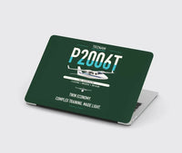 Thumbnail for Tecnam P2006T design on dark green MacBook case