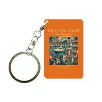 Thumbnail for VINTAGE G4075 - The Flying Yacht - Designed Key Chain design on orange