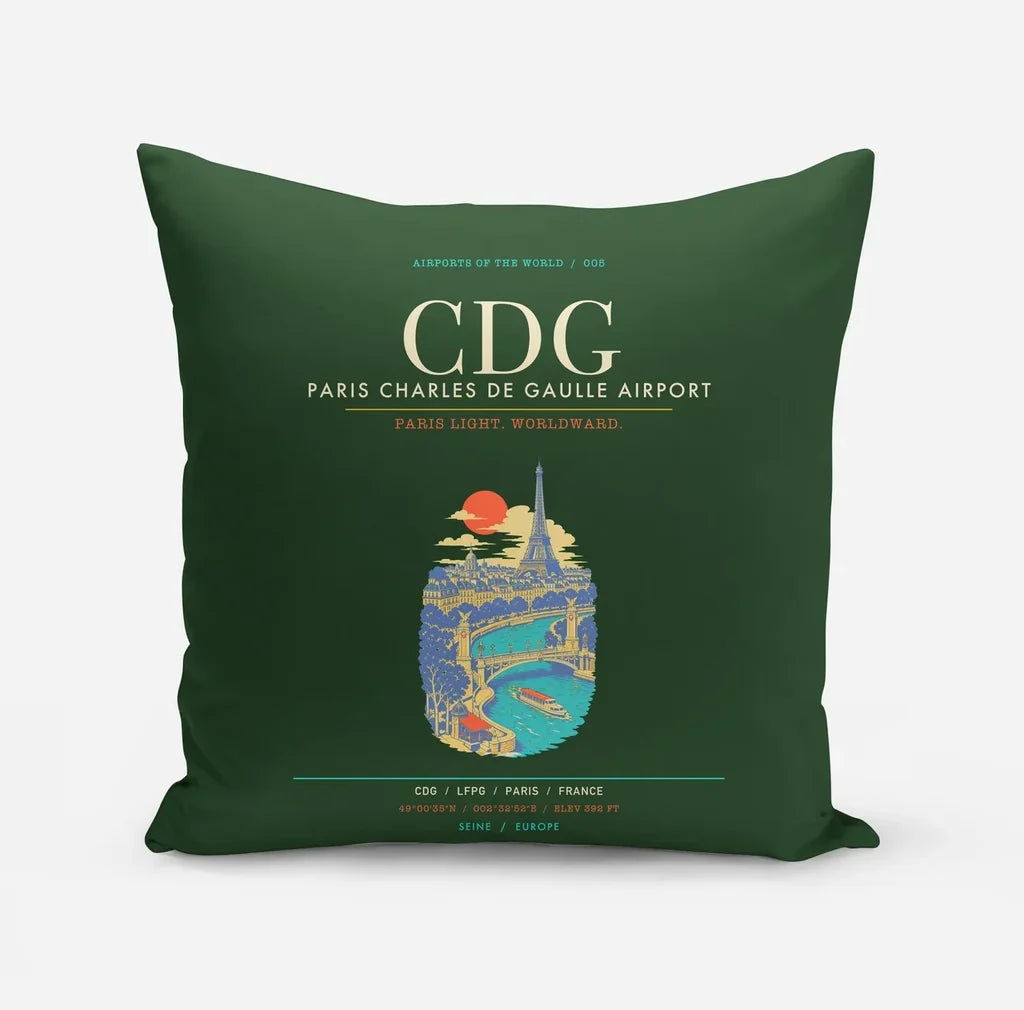 Paris Charles de Gaulle Airport CDG - Dark Green