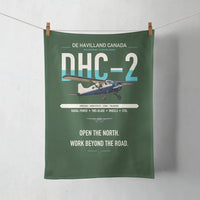 Thumbnail for DHC-2 Beaver Mk I design on dark green towel