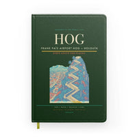 Thumbnail for Frank País Airport (HOG) design on dark green notebook