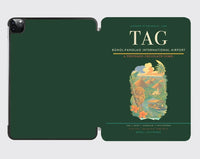 Thumbnail for Bohol-Panglao International Airport (TAG) design on dark green ipad tablet case