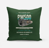 Thumbnail for PW500 design on dark green pillow