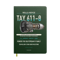 Thumbnail for TAY 611-8 design on dark green notebook