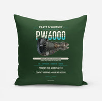Thumbnail for PW6000 design on dark green pillow