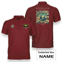 Thumbnail for VINTAGE G4131 - The Farewell Pistons - Double-Side Polo T-Shirt design on red+name