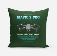 Thumbnail for DJI Mavic 2 Pro design on dark green pillow