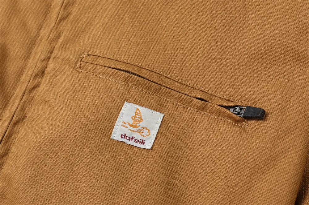 Thick Style Workwear Canvas Michigan Detroit Pilot Jacket - view 17