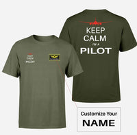 Thumbnail for Pilot (777 Silhouette) Designed Double-Side T-Shirts - view 13