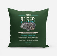 Thumbnail for 915 iS design on dark green pillow