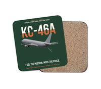 Thumbnail for KC-46A PEGASUS design on dark green 1 piece coaster