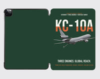 Thumbnail for KC-10A EXTENDER design on dark green ipad tablet case