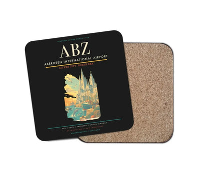Aberdeen International Airport ABZ Coaster 1-Piece - Black