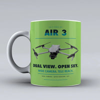 Thumbnail for Air 3 Mug design on light green dji