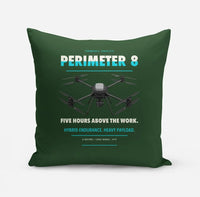 Thumbnail for Skyfront Perimeter 8 design on dark green pillow