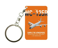 Thumbnail for WC-135R Constant Phoenix design on orange designed key chain, double-side print