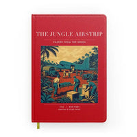 Thumbnail for VINTAGE G4524 - The Jungle Airstrip - Designed Notebooks design on red