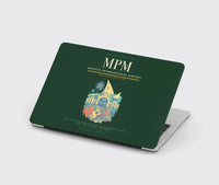 Thumbnail for Maputo International Airport (MPM) design on dark green MacBook case