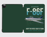 Thumbnail for F-86F Sabre design on dark green ipad tablet case