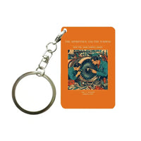 Thumbnail for VINTAGE G4470 - The Apprentice And The Turbine - Designed Key Chain design on orange