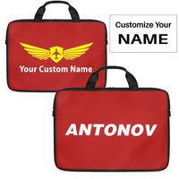 Thumbnail for Customisable Antonov & Text Tablet Bag - view 13