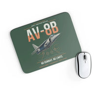 Thumbnail for AV-8B Harrier II design on dark green rectangle mouse pad