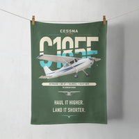 Thumbnail for Cessna A185F Skywagon design on dark green towel