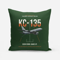 Thumbnail for KC-135 STRATOTANKER design on dark green pillow